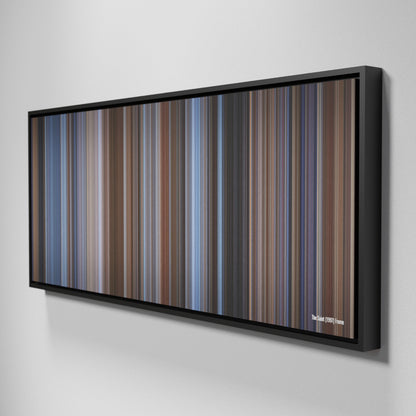 Side view of Framed Buff's of The Saint Frome on the wall