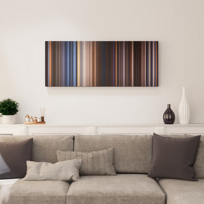 Living room interior with Stargate Frome on the wall