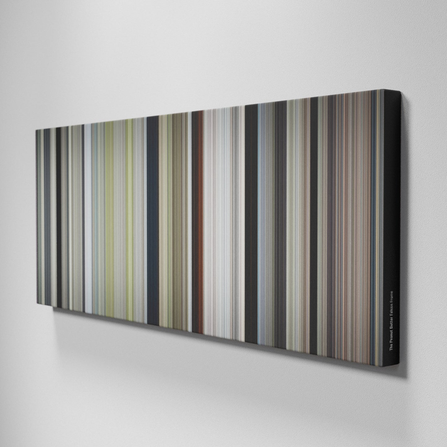 Side view of Buff's of The Peanut Butter Falcon Frome on the wall