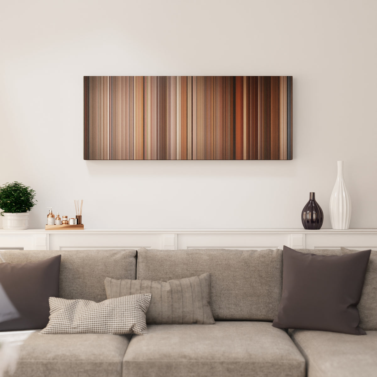 Amadeus canvas print in living room - film wall decor