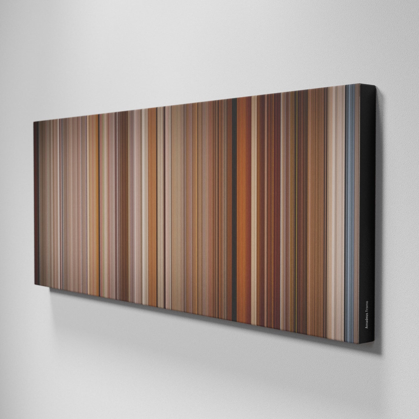 Side view of Buff's of Amadeus Frome on the wall