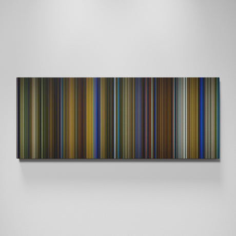 Birdman movie canvas wall art - color palette print