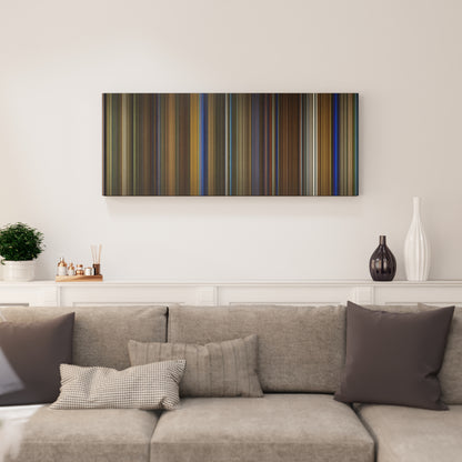 Living room interior with Birdman Frome on the wall