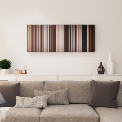 Living room interior with Troy Frome on the wall