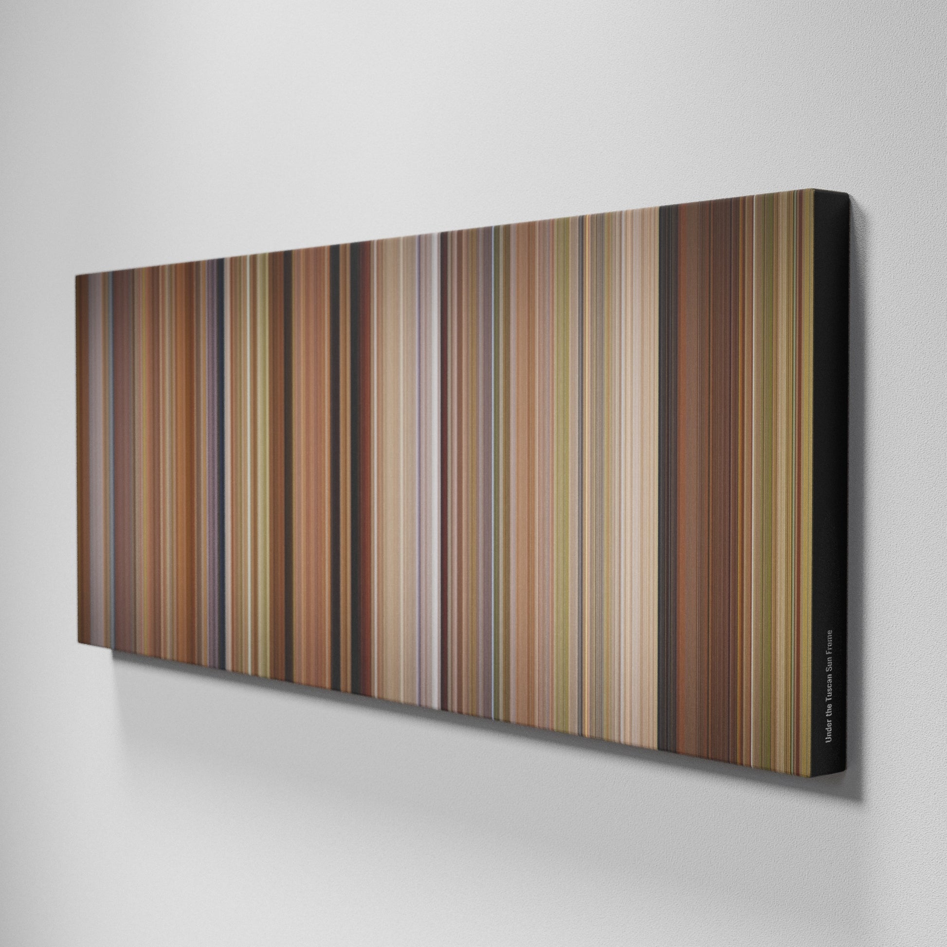 Side view of Buff's of Under the Tuscan Sun Frome on the wall