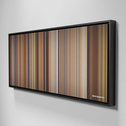 Side view of Framed Buff's of Under the Tuscan Sun Frome on the wall