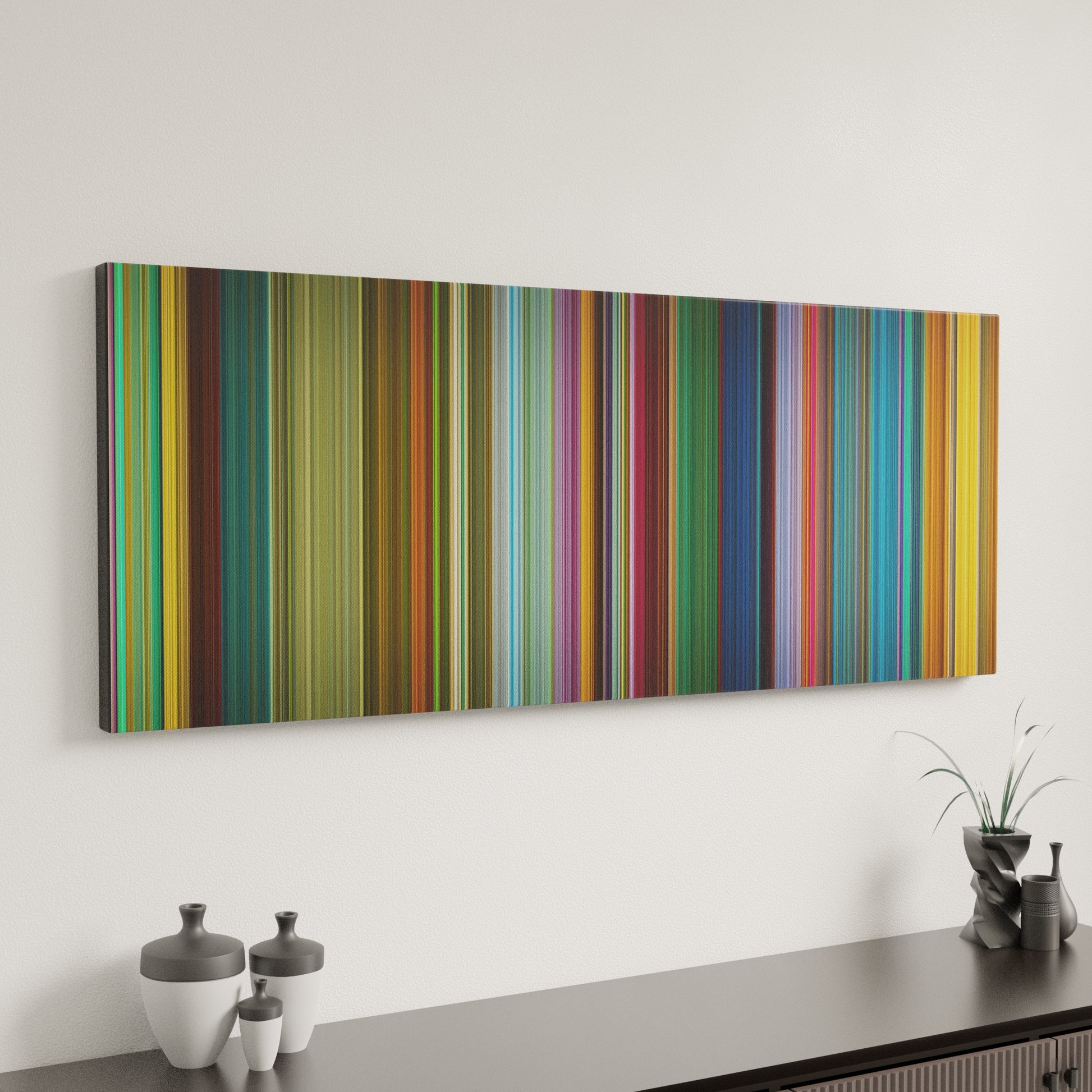 Minimal interior design with Kung Fu Panda 3 Frome on the wall