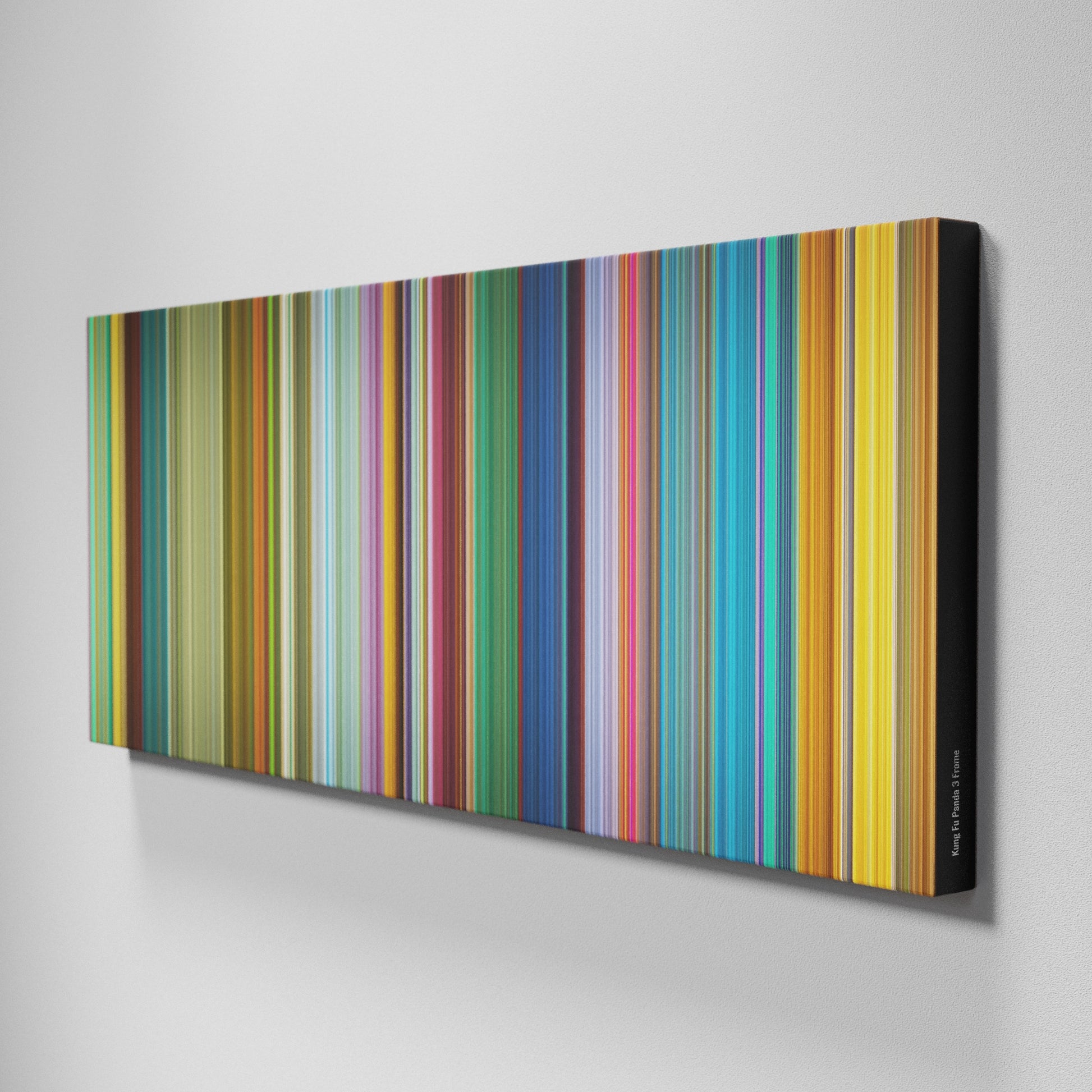 Side view of Buff's of Kung Fu Panda 3 Frome on the wall