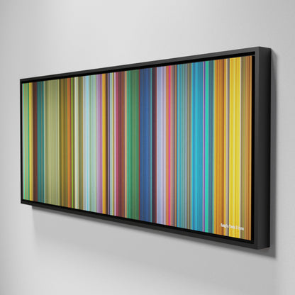 Side view of Framed Buff's of Kung Fu Panda 3 Frome on the wall