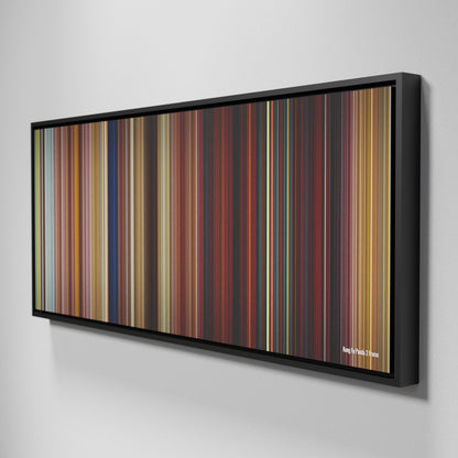 Side view of Framed Buff's of Kung Fu Panda 2 Frome on the wall