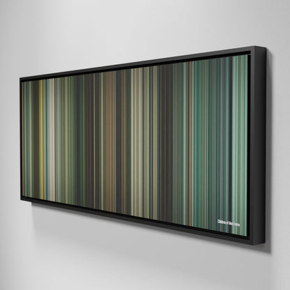 Side view of Framed Buff's of Children of Men Frome on the wall