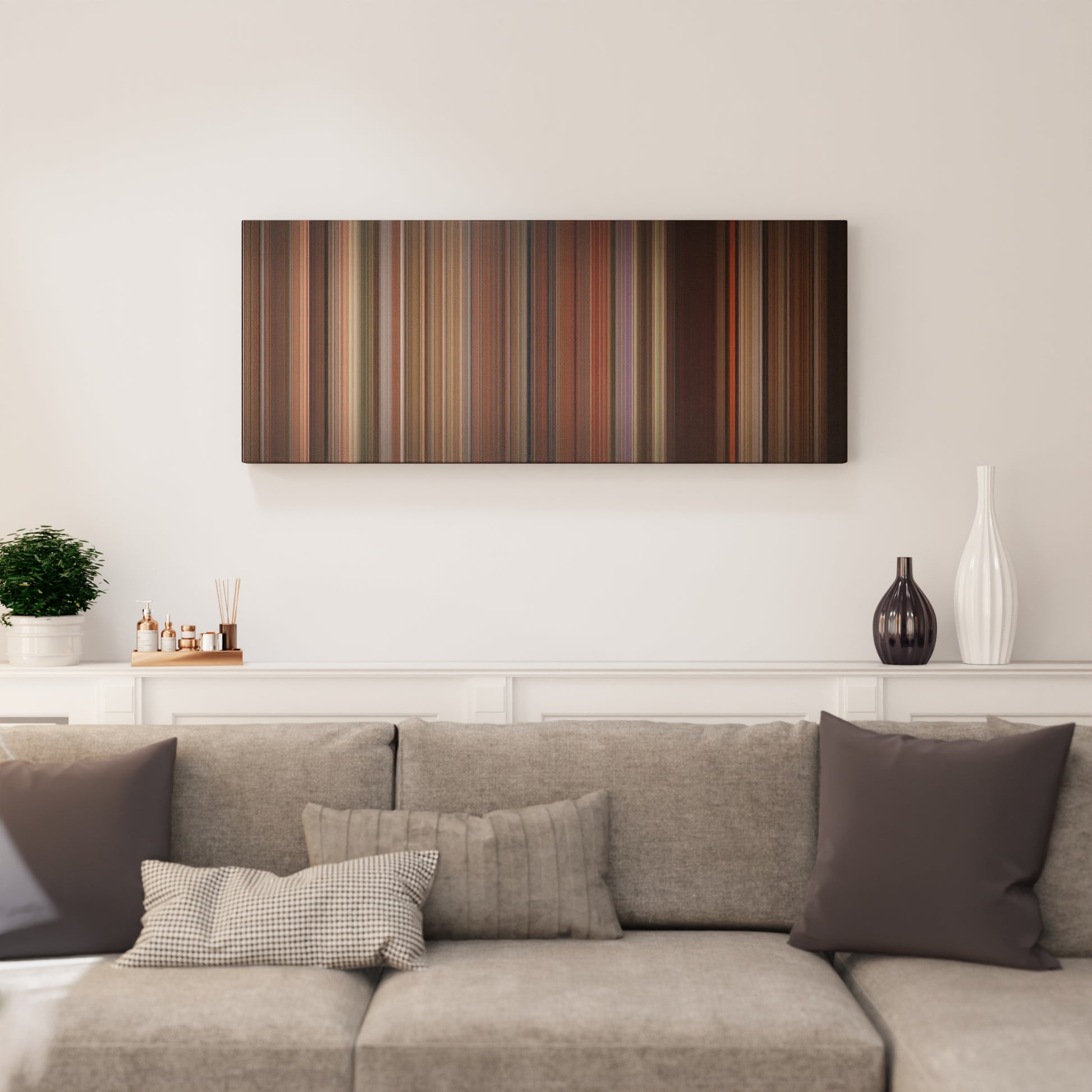 Living room interior with As Good as It Gets Frome on the wall