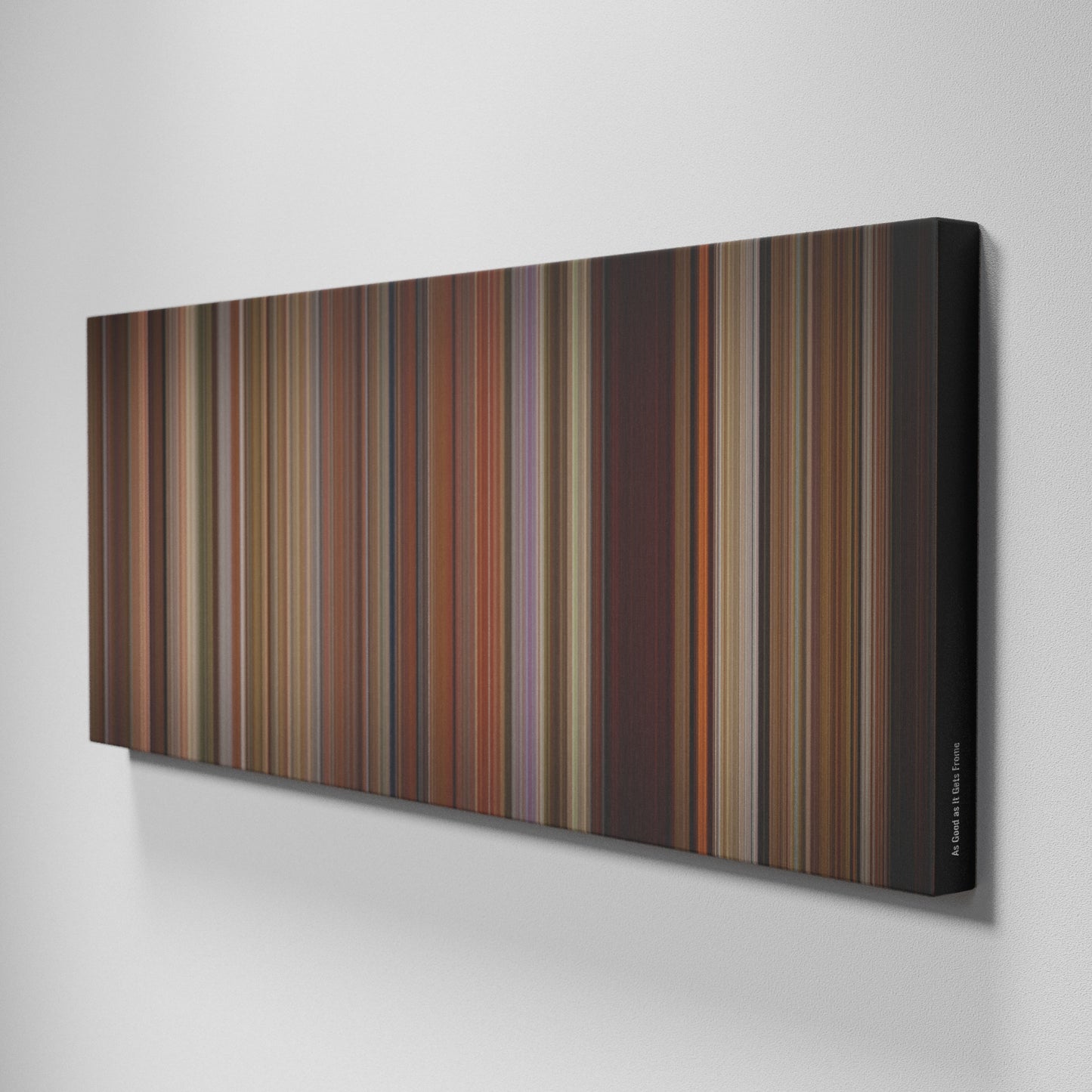 Side view of Buff's of As Good as It Gets Frome on the wall