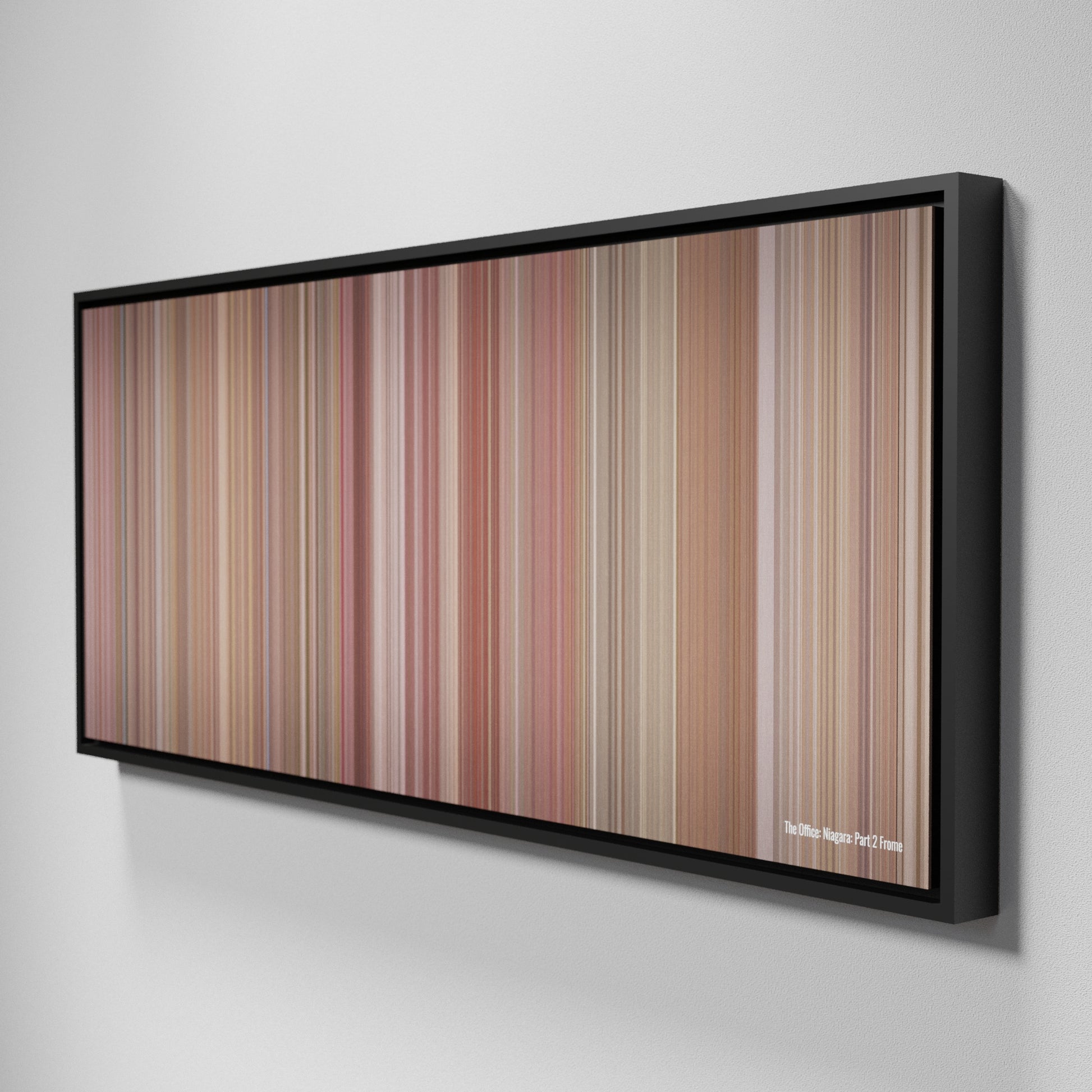 Side view of Framed Buff's of The Office: Niagara - Part 2 Frome on the wall