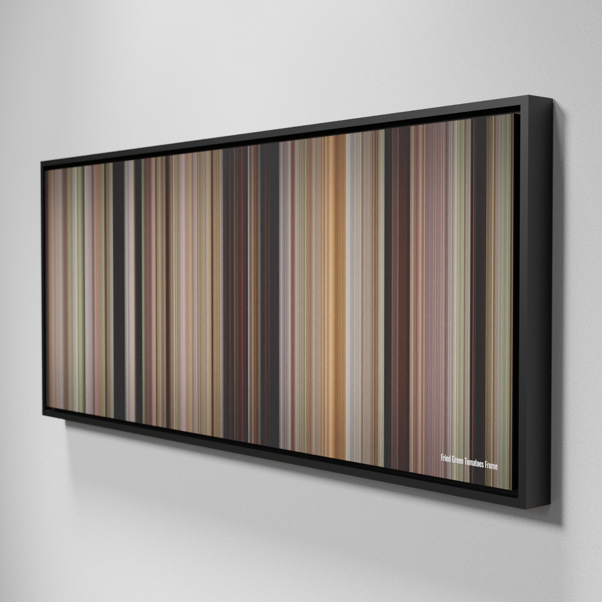 Side view of Framed Buff's of Fried Green Tomatoes Frome on the wall