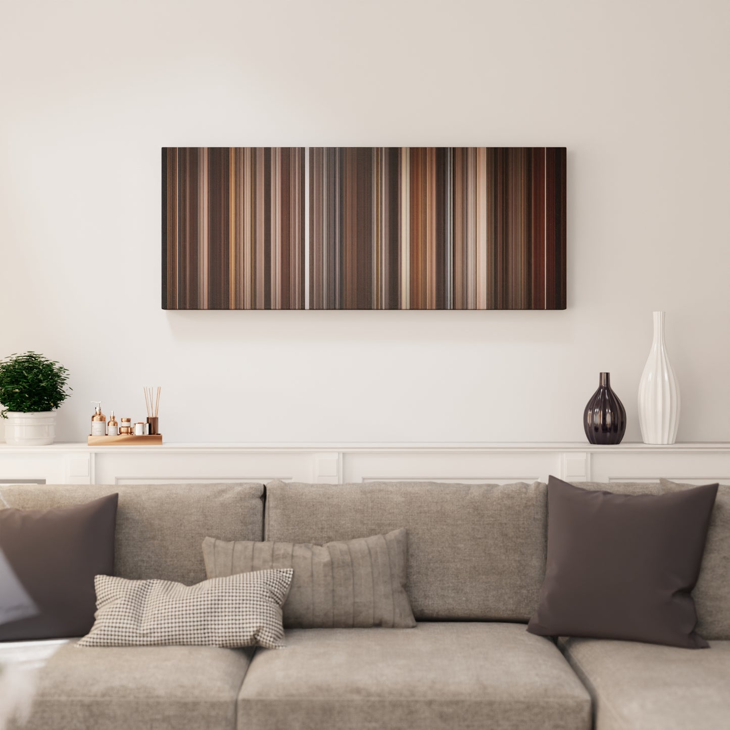 Living room interior with Once Upon a Time in America Frome on the wall