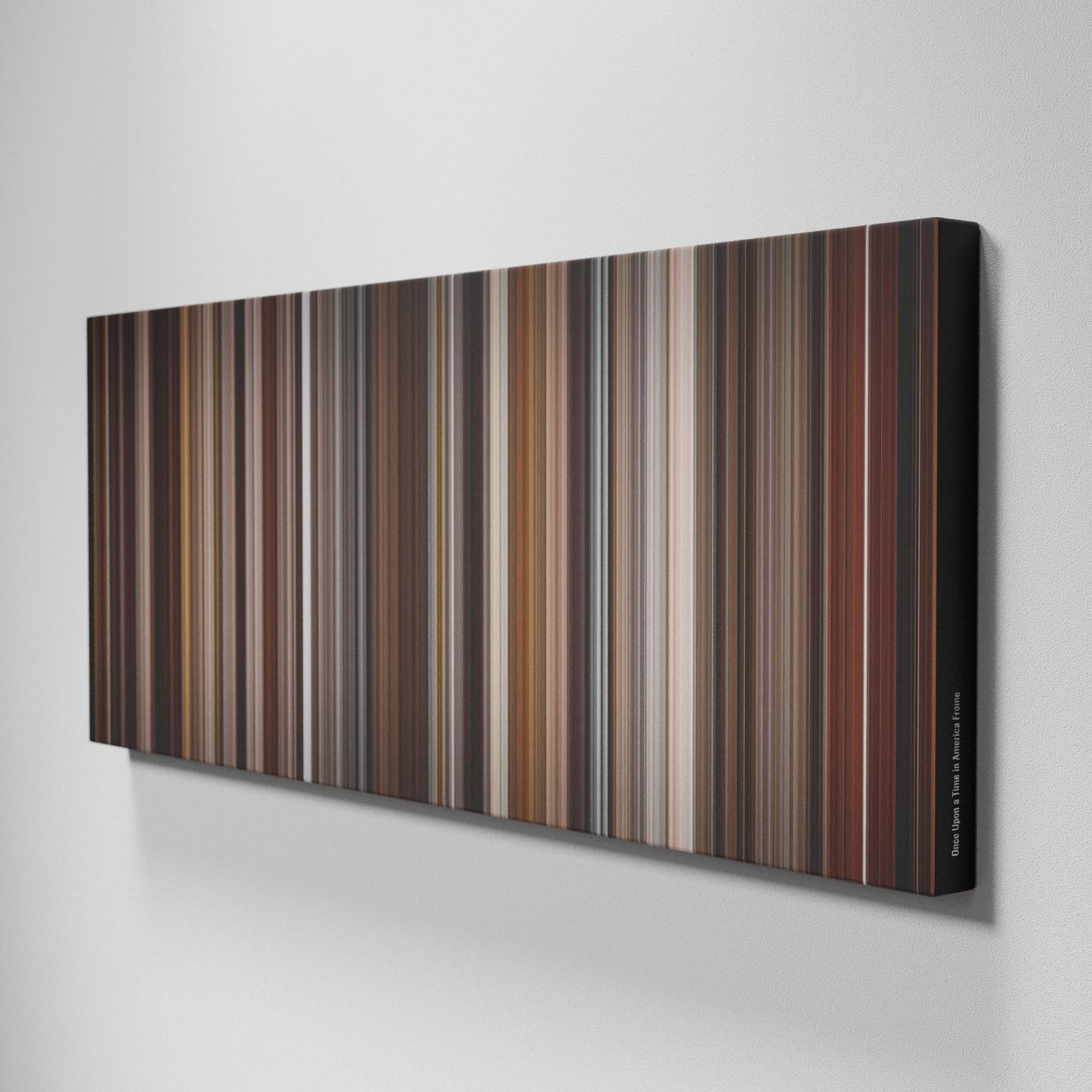 Side view of Buff's of Once Upon a Time in America Frome on the wall