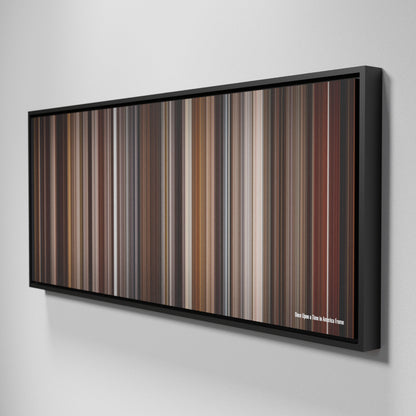 Side view of Framed Buff's of Once Upon a Time in America Frome on the wall