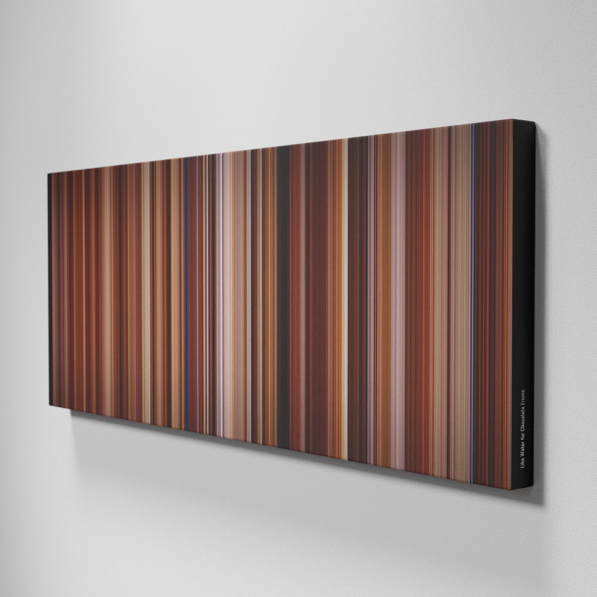 Side view of Buff's of Like Water for Chocolate Frome on the wall