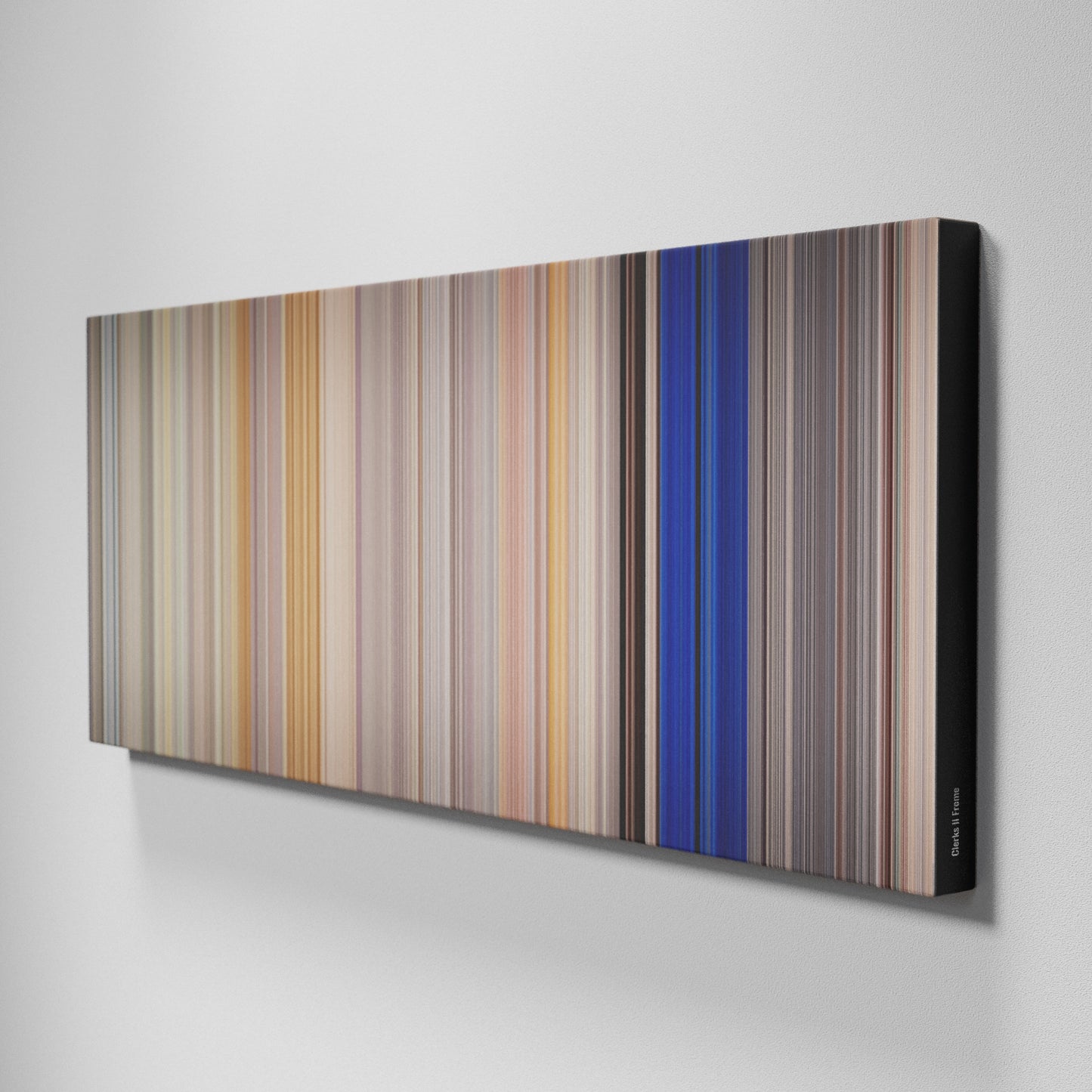 Side view of Buff's of Clerks II Frome on the wall