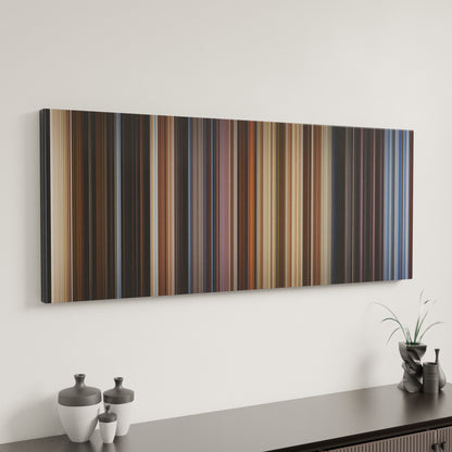 Minimal interior design with Close Encounters of the Third Kind Frome on the wall