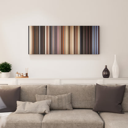 Living room interior with Close Encounters of the Third Kind Frome on the wall