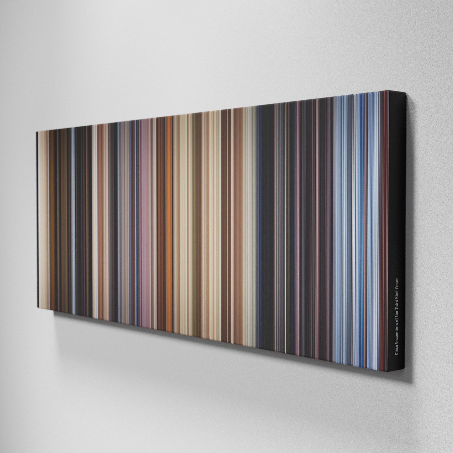 Side view of Buff's of Close Encounters of the Third Kind Frome on the wall