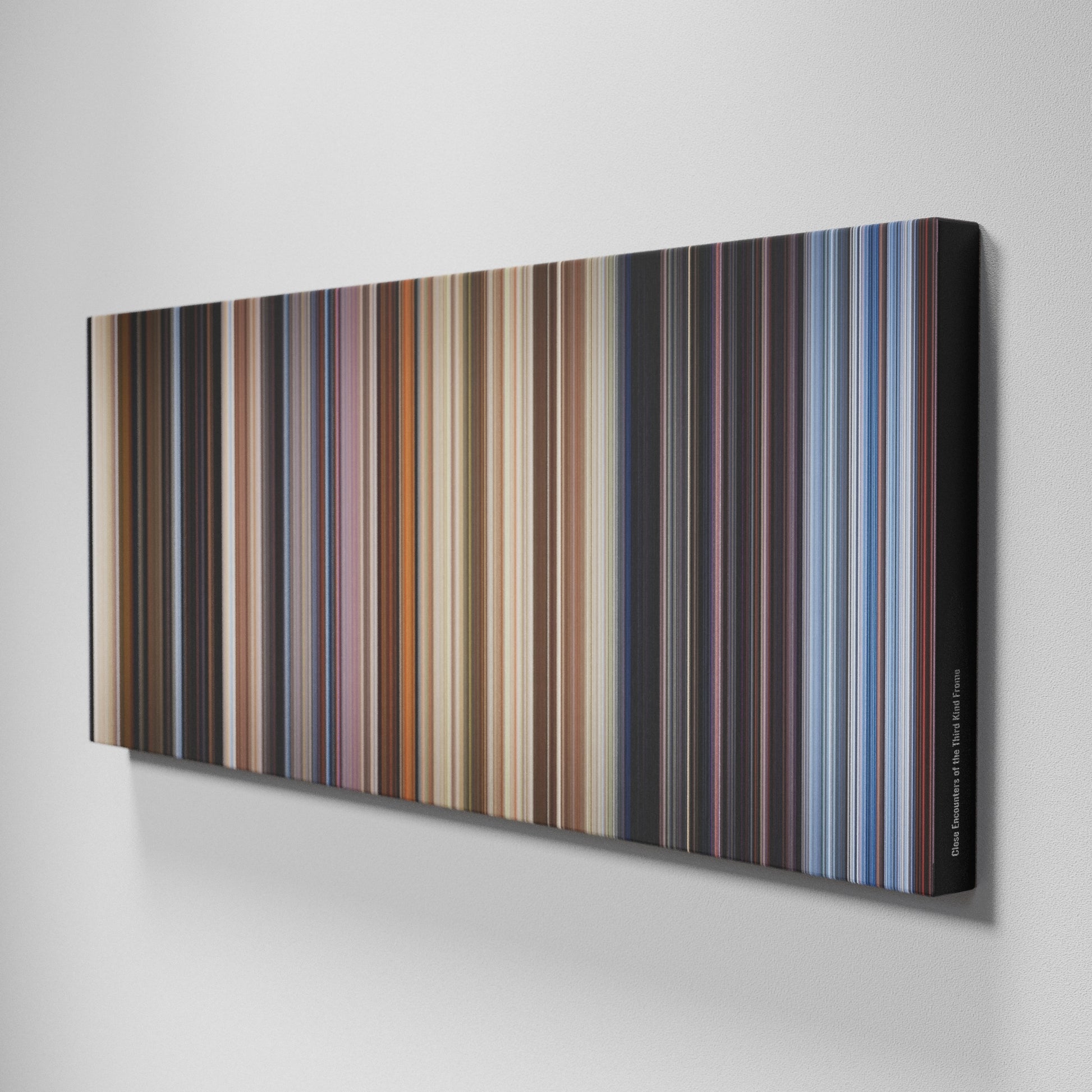 Side view of Buff's of Close Encounters of the Third Kind Frome on the wall