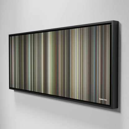 Side view of Framed Buff's of Beginners Frome on the wall