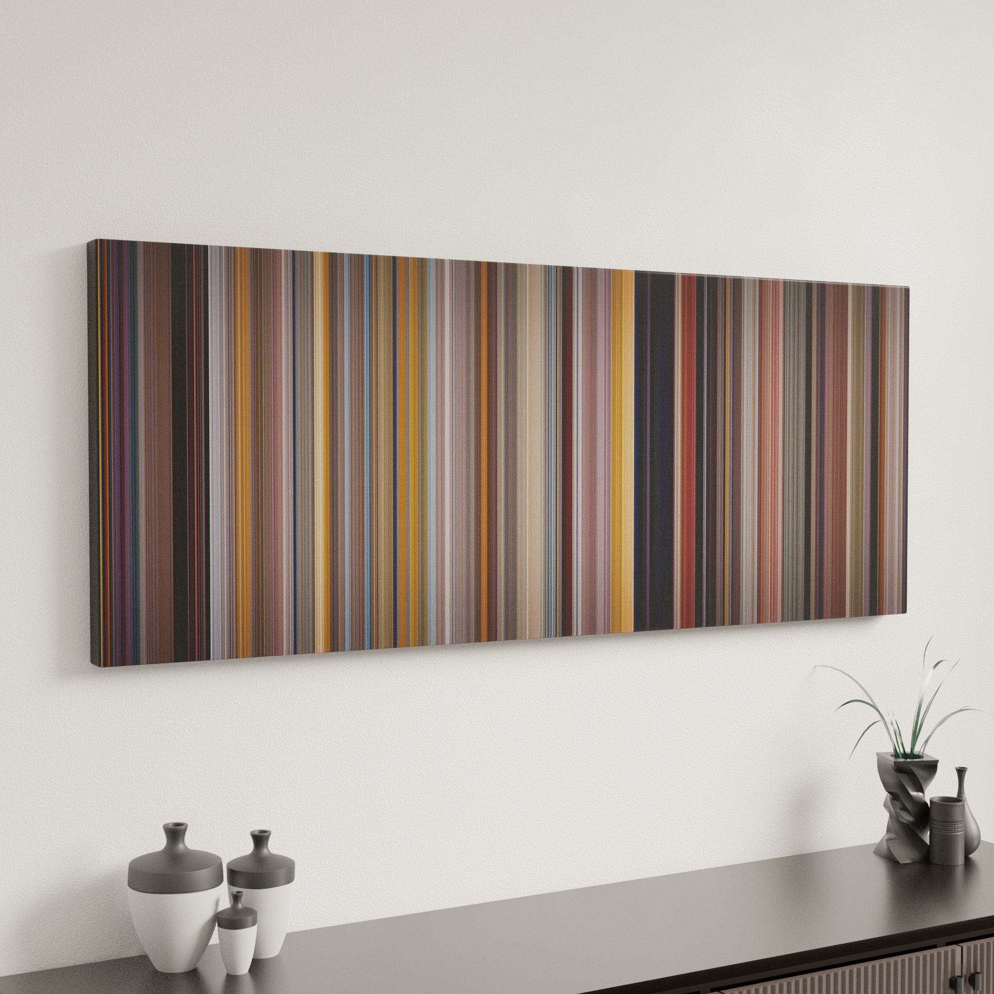 Minimal interior design with The Sisterhood of the Traveling Pants Frome on the wall