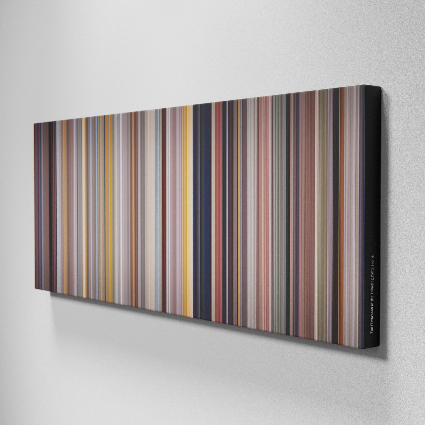 Side view of Buff's of The Sisterhood of the Traveling Pants Frome on the wall