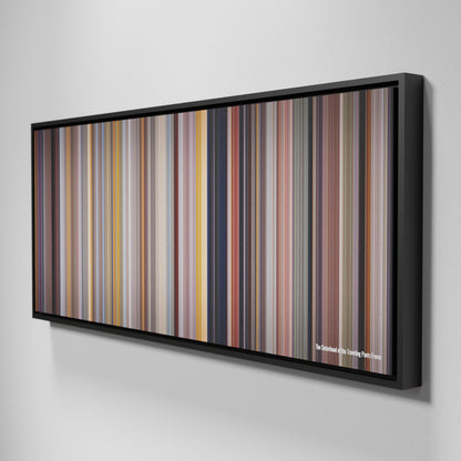 Side view of Framed Buff's of The Sisterhood of the Traveling Pants Frome on the wall