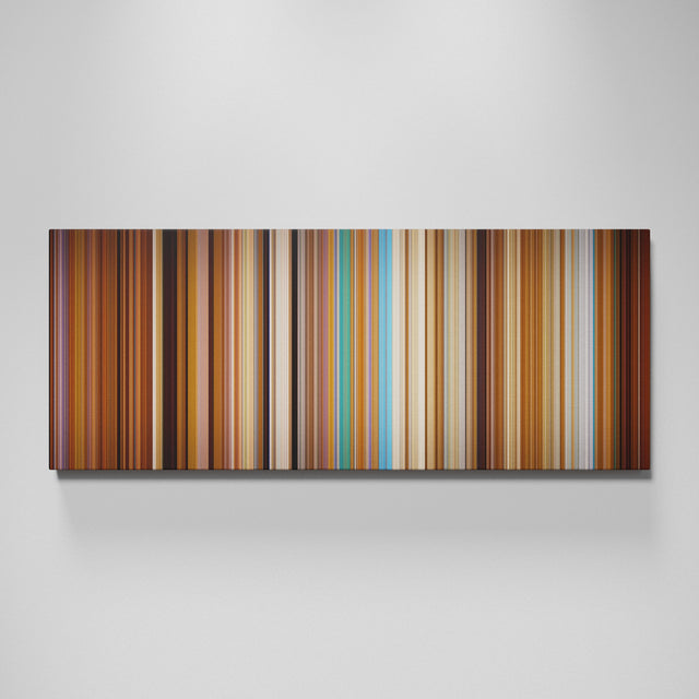 The Life Aquatic with Steve Zissou movie canvas wall art - color palette print