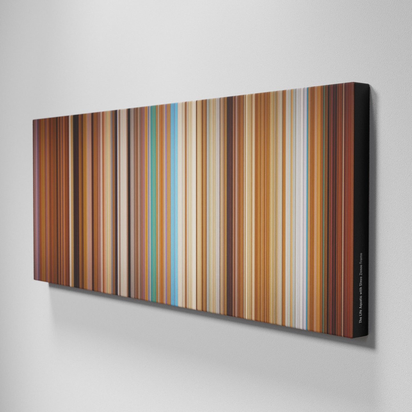 Side view of Buff's of The Life Aquatic with Steve Zissou Frome on the wall