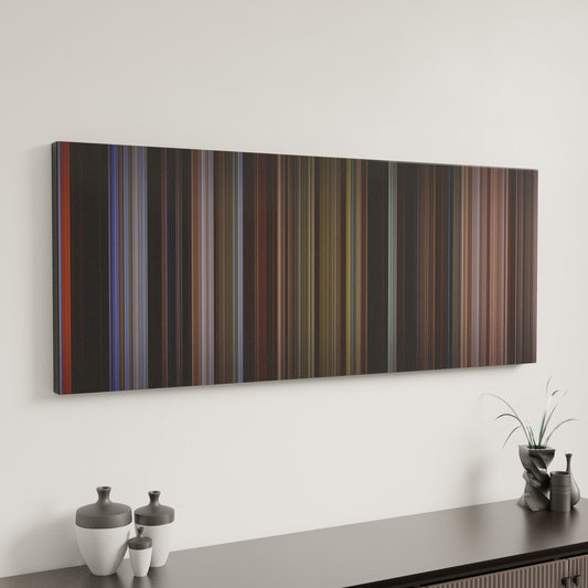 Minimal interior design with Robin Hood: Prince of Thieves Frome on the wall