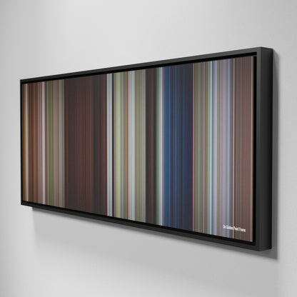 Side view of Framed Buff's of On Golden Pond Frome on the wall