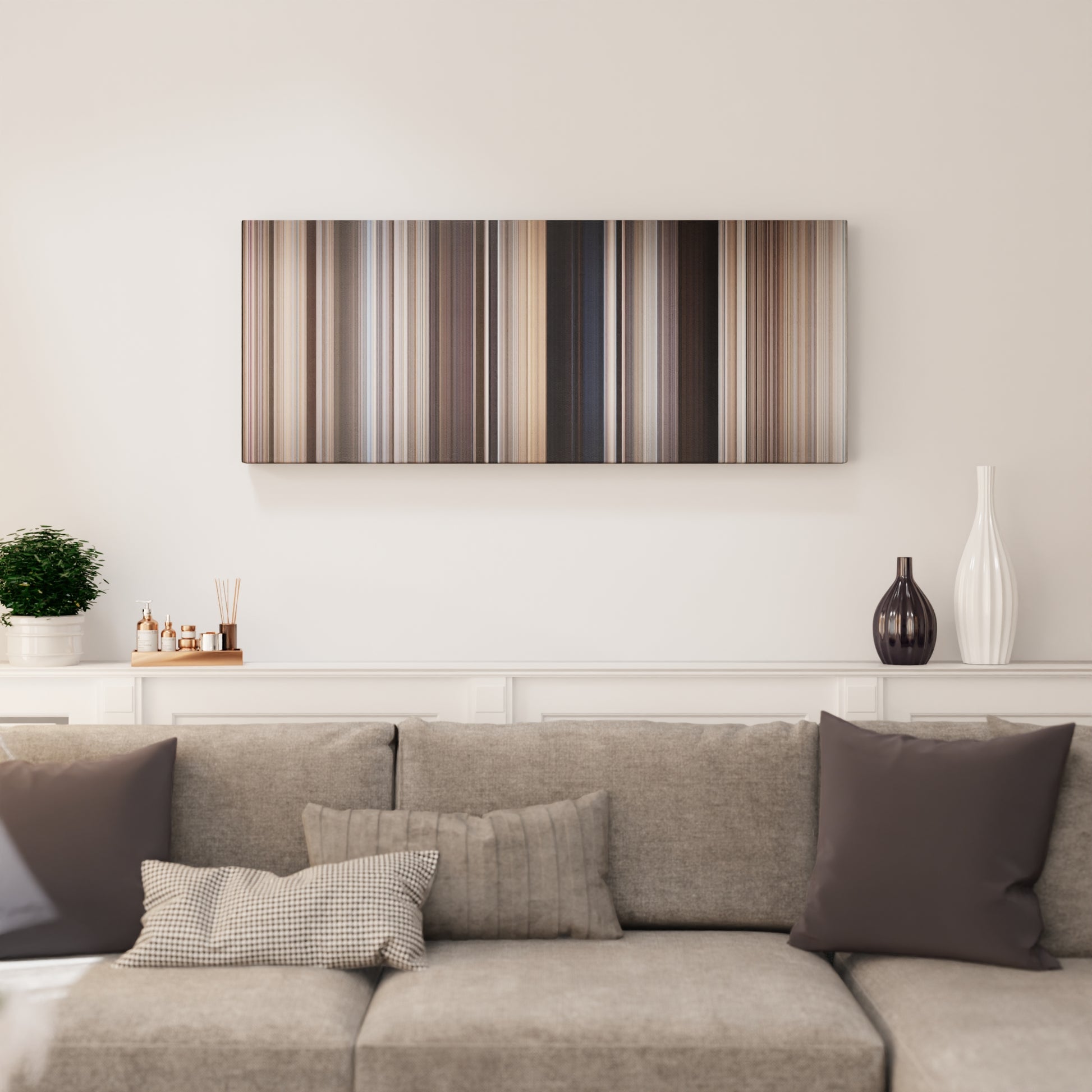 Living room interior with The Big Country Frome on the wall