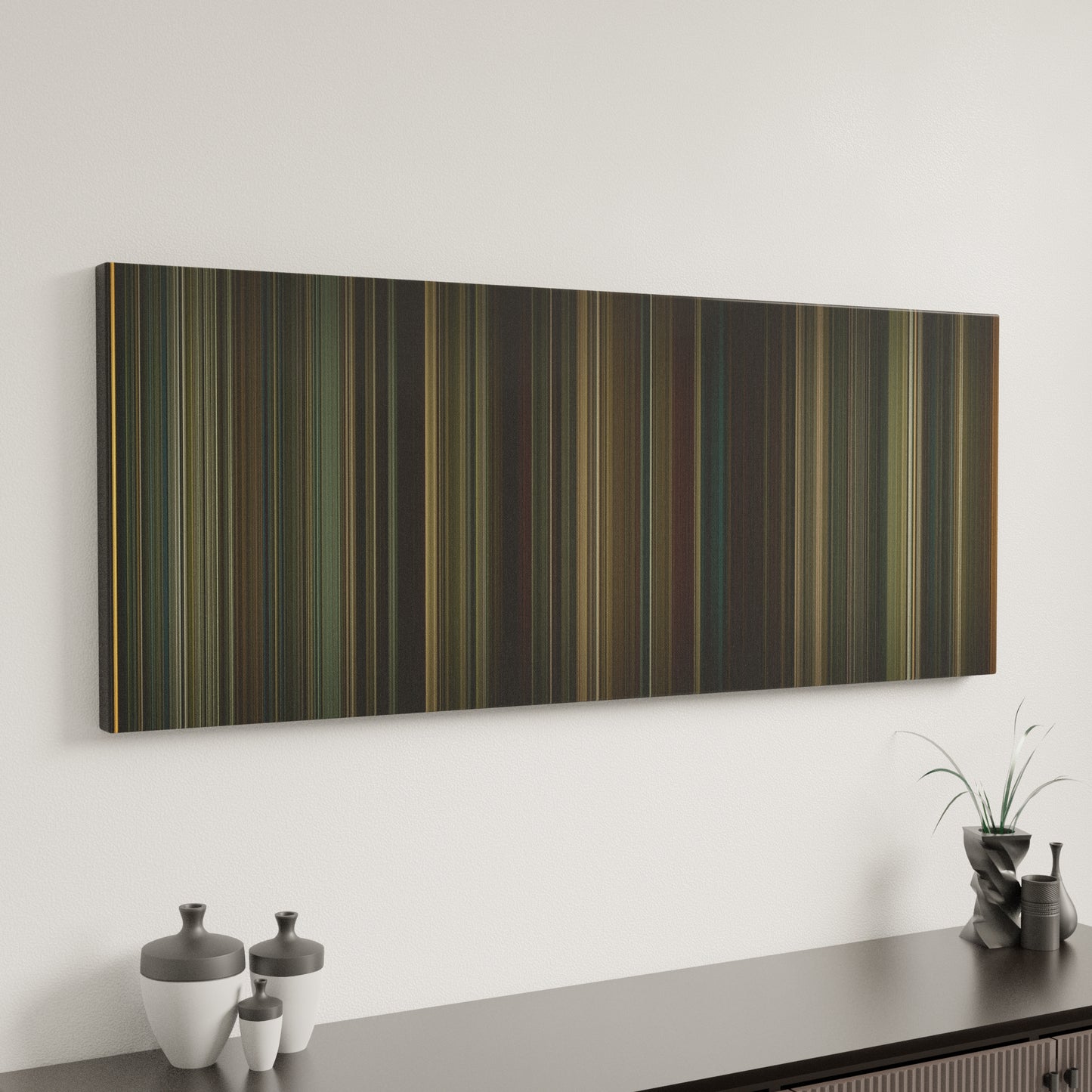 Minimal interior design with The Imitation Game Frome on the wall