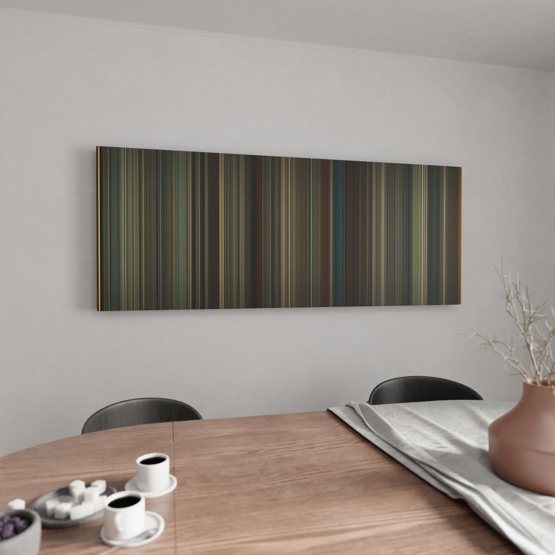 Kitchen with The Imitation Game Frome on the wall