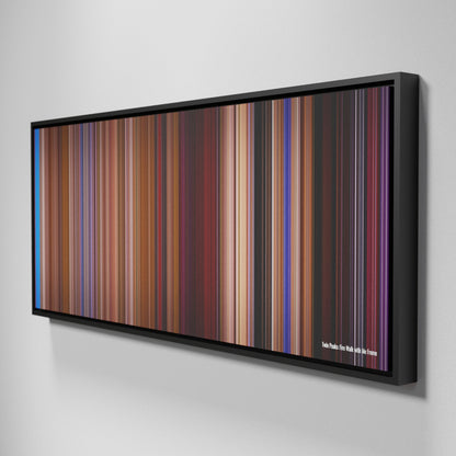 Side view of Framed Buff's of Twin Peaks: Fire Walk with Me Frome on the wall