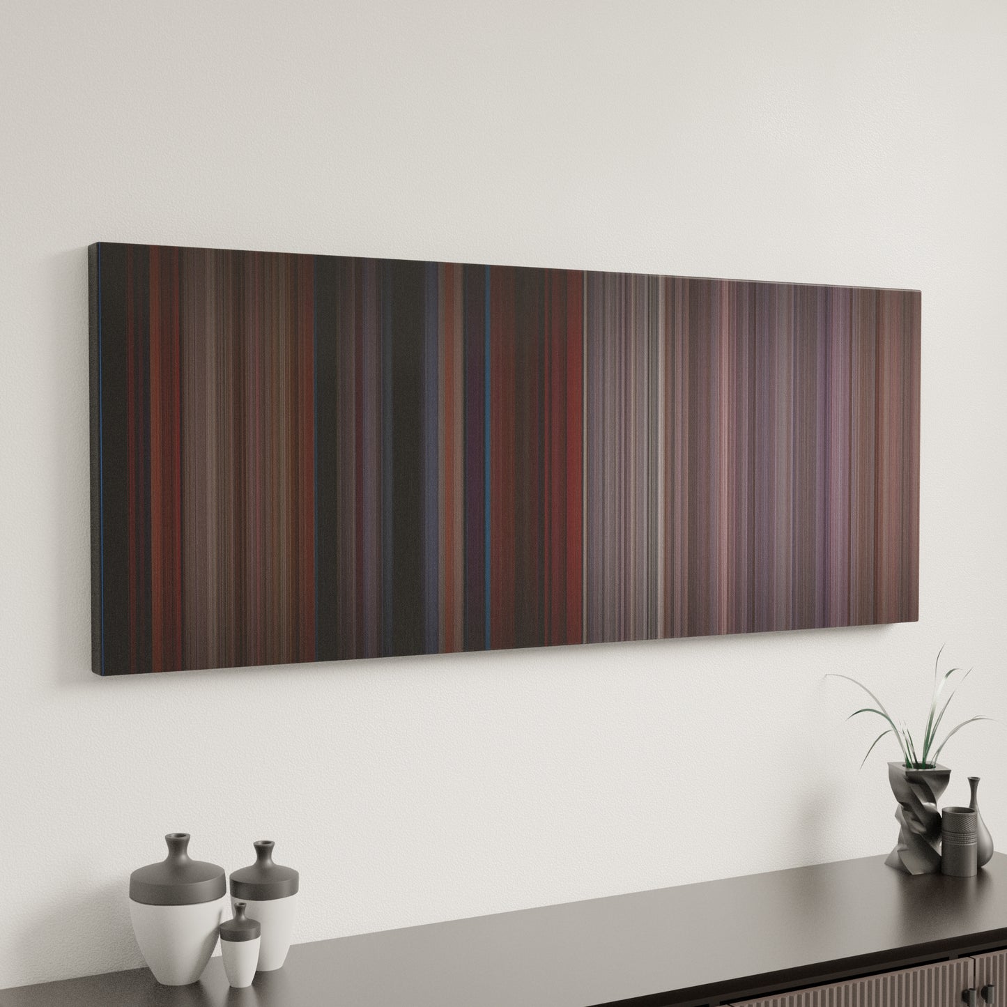 Minimal interior design with Glengarry Glen Ross Frome on the wall