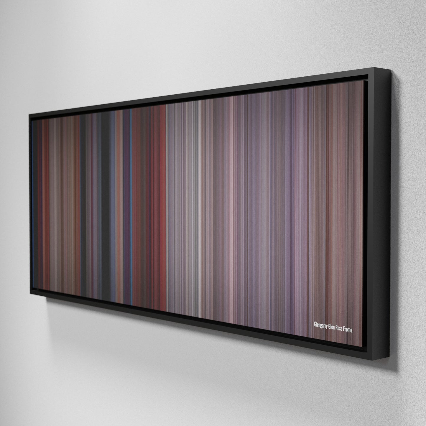 Side view of Framed Buff's of Glengarry Glen Ross Frome on the wall