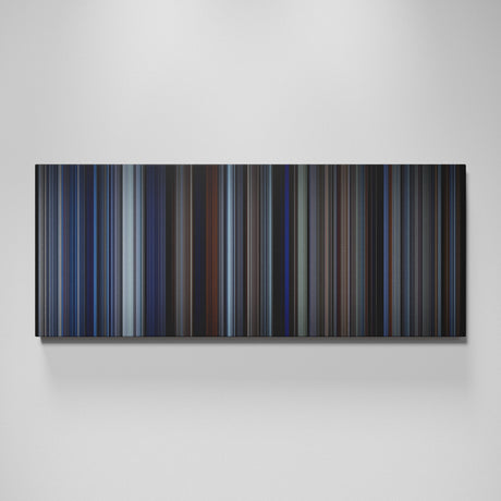 Behind the Red Door movie canvas wall art - color palette print