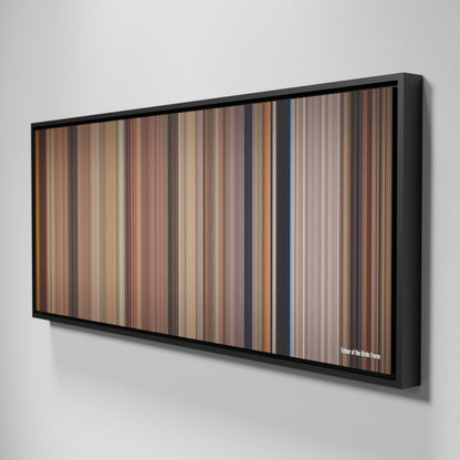 Side view of Framed Buff's of Father of the Bride Frome on the wall