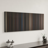 The Dark Knight Rises canvas art in modern interior - movie color palette