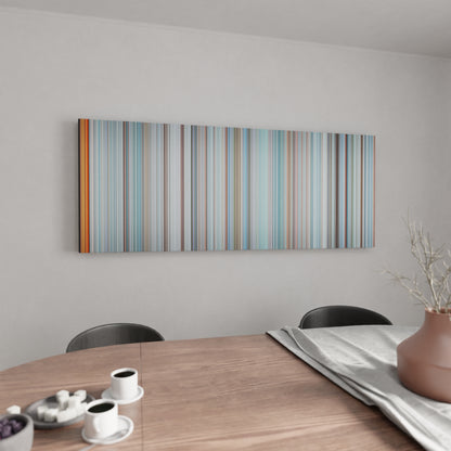 Kitchen with The Endless Summer Frome on the wall