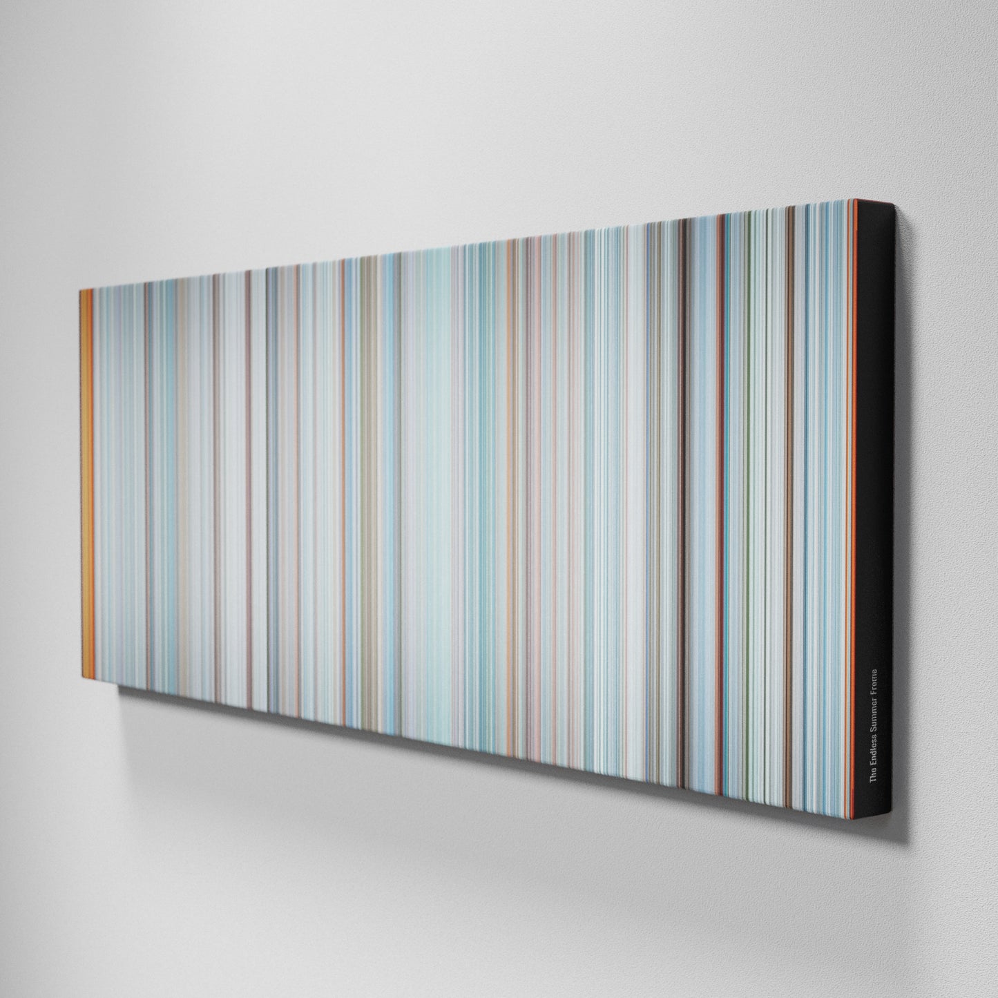 Side view of Buff's of The Endless Summer Frome on the wall