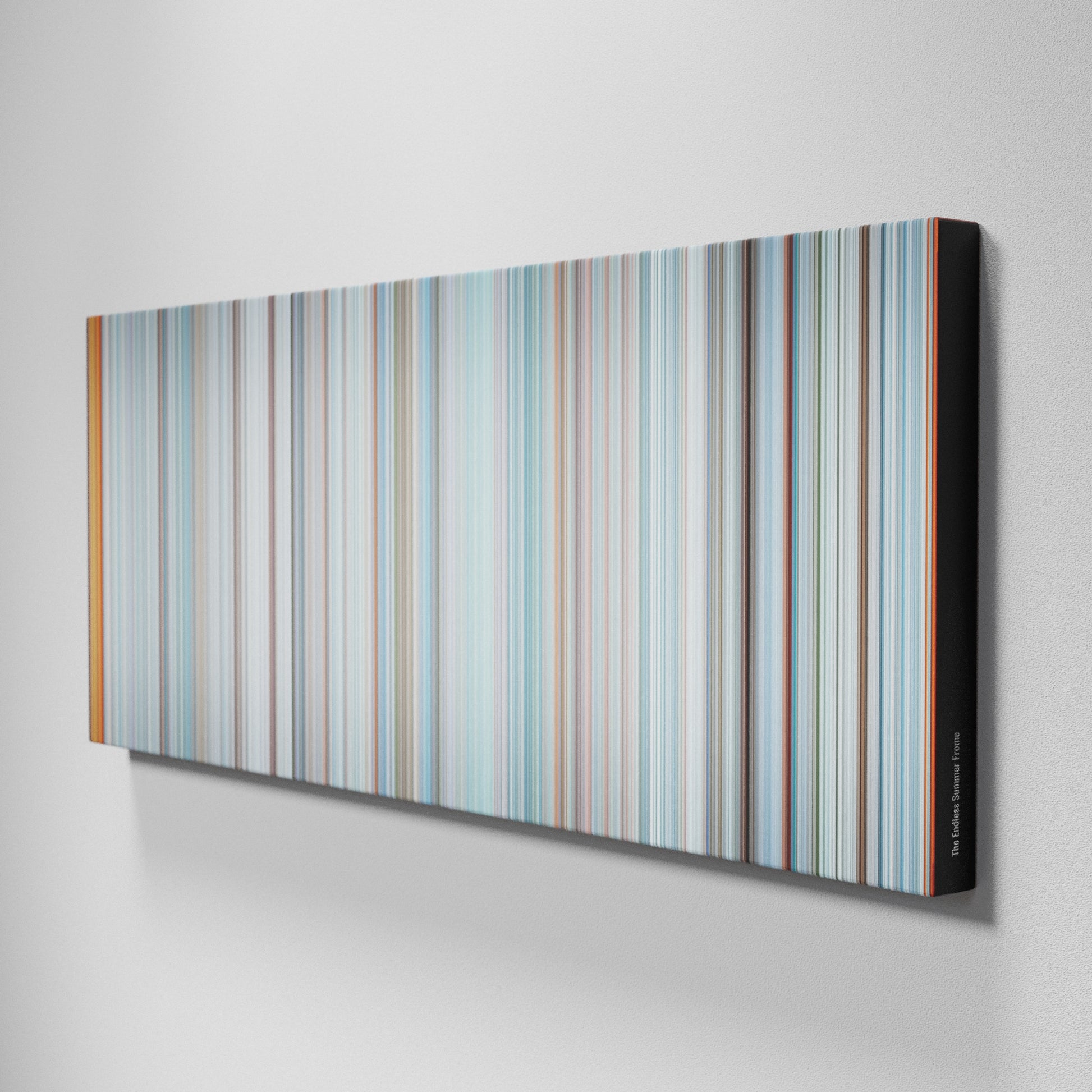 Side view of Buff's of The Endless Summer Frome on the wall