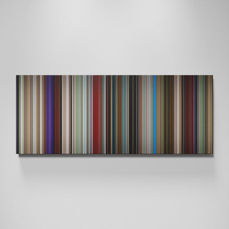 After movie canvas wall art - color palette print