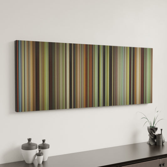 Minimal interior design with Out Of Africa Frome on the wall